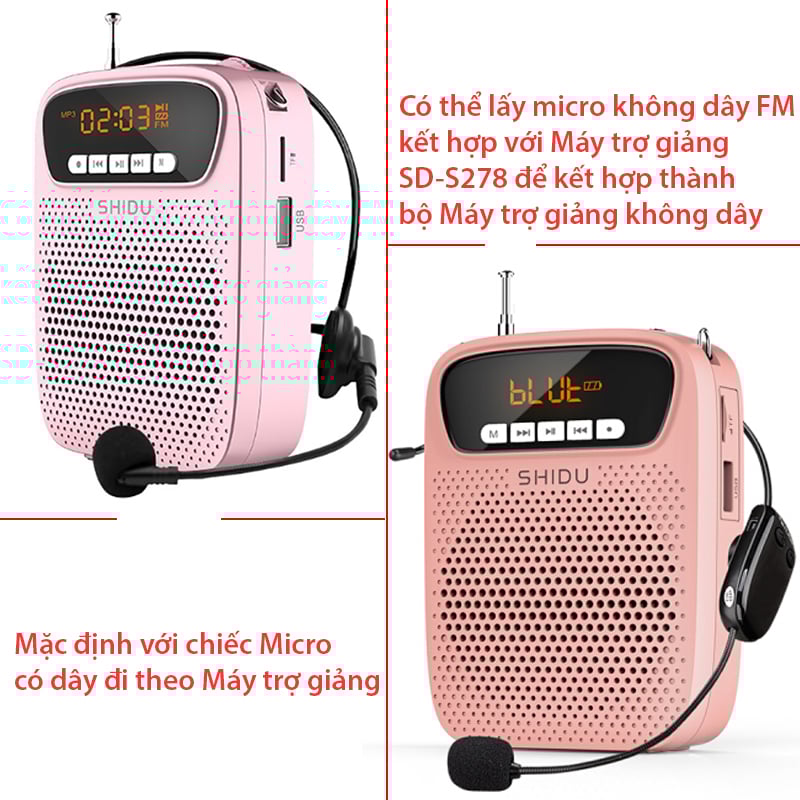 loa tro giang co day shidu sd-s278