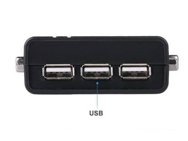Auto KVM Switch VGA USB 4 port -chuyển mạch 4 CPU ra 1 màn hình VGA kèm cáp MT-VIKI MT-460KL - Phụ Kiện Điện Tử Việt Nam