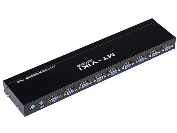 KVM switch 8 cổng - Bộ chuyển mạch 8 CPU ra 1 màn hình KVM PS2 kèm cáp MT-VIKI MT-8A-L - Phụ Kiện Điện Tử Việt Nam