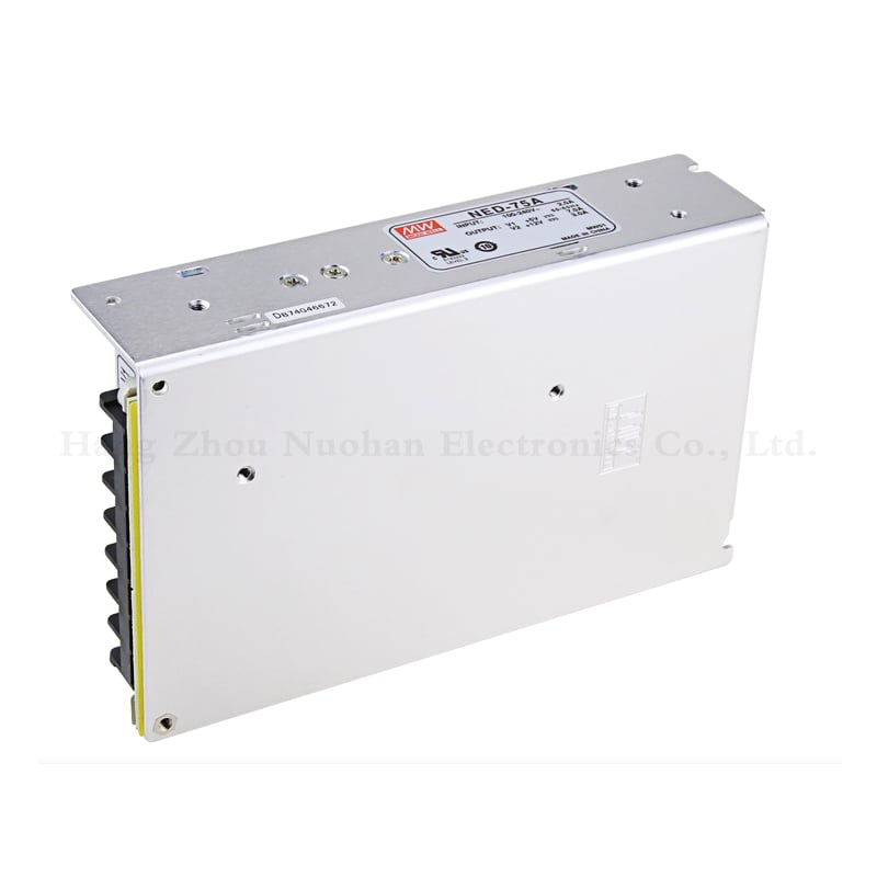 Nguồn DC LED 2 trong 1 12V 5V Meanwell NED-75A