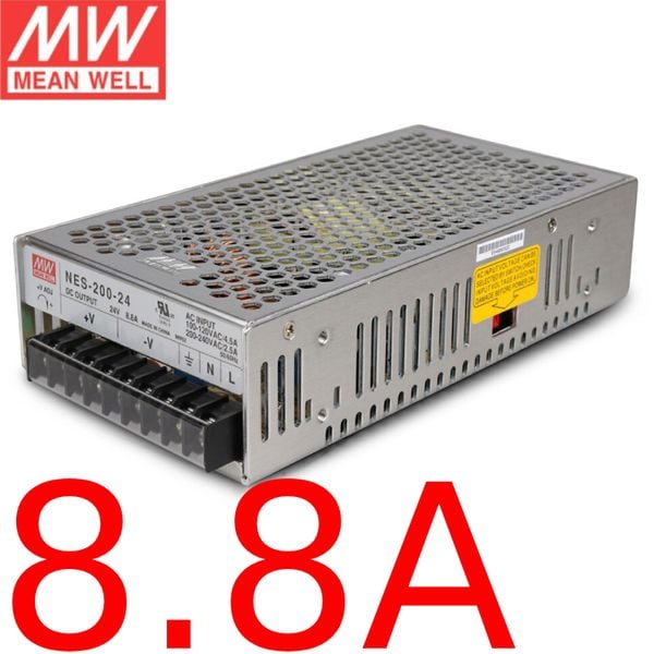 Nguồn DC Meanwell NES-200-24 24V 8.8A 200W