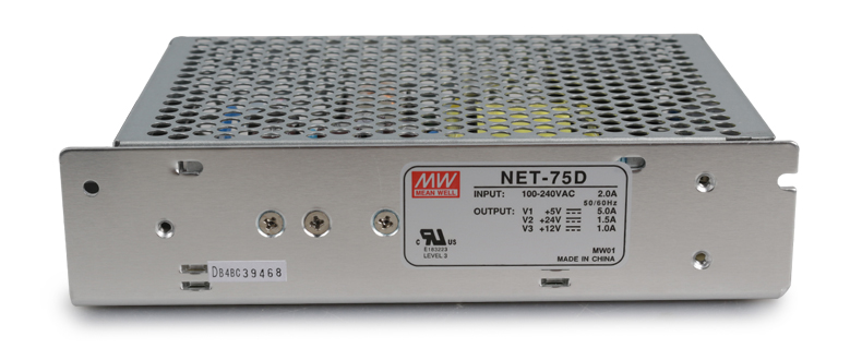 Nguồn DC LED 3 trong 1 24V 12V 5V Meanwell NET-75D Đài Loan
