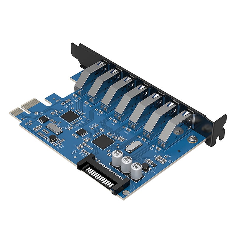 pci-e card usb 3.0 7 port orico pvu3-7p