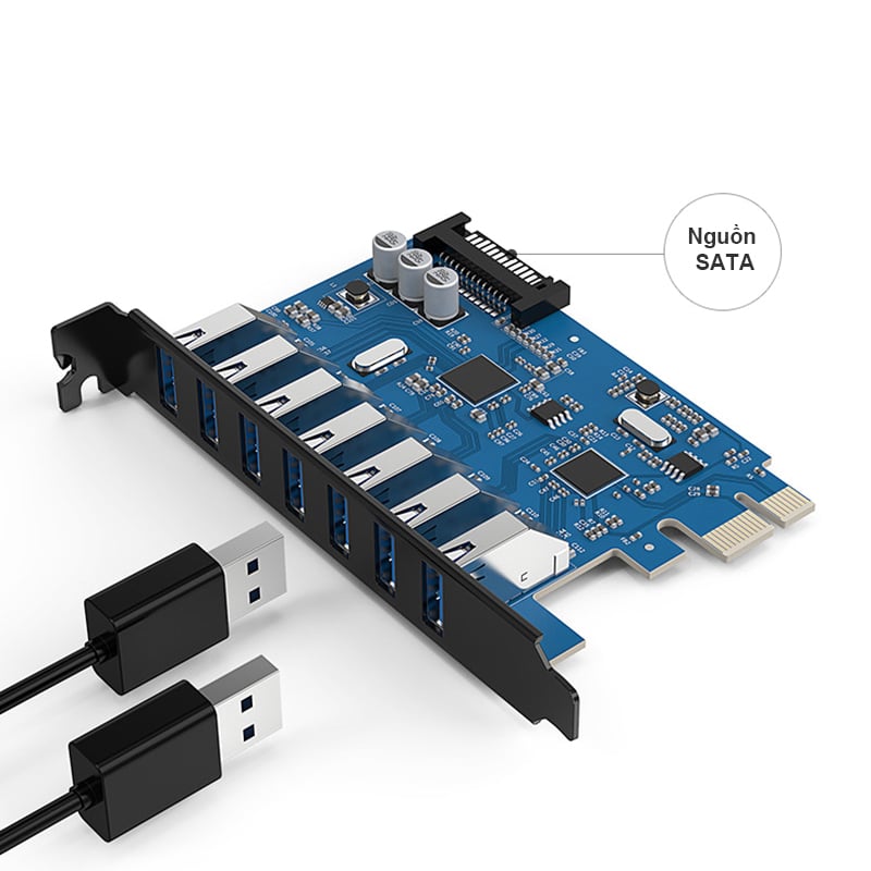 pci-e card usb 3.0 7 port orico pvu3-7p