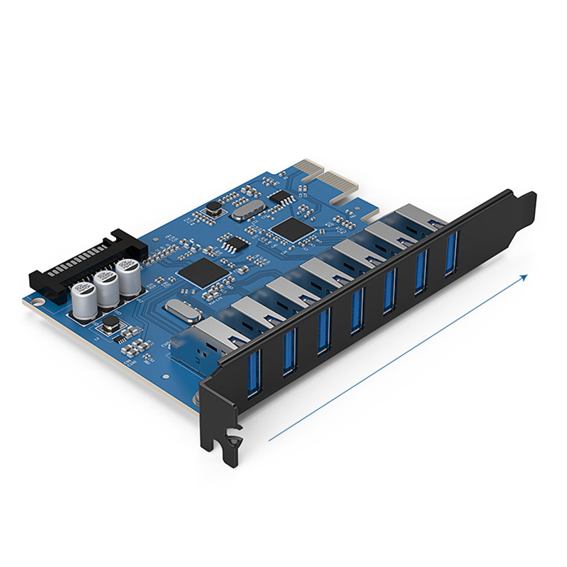 pci-e card usb 3.0 7 port orico pvu3-7p