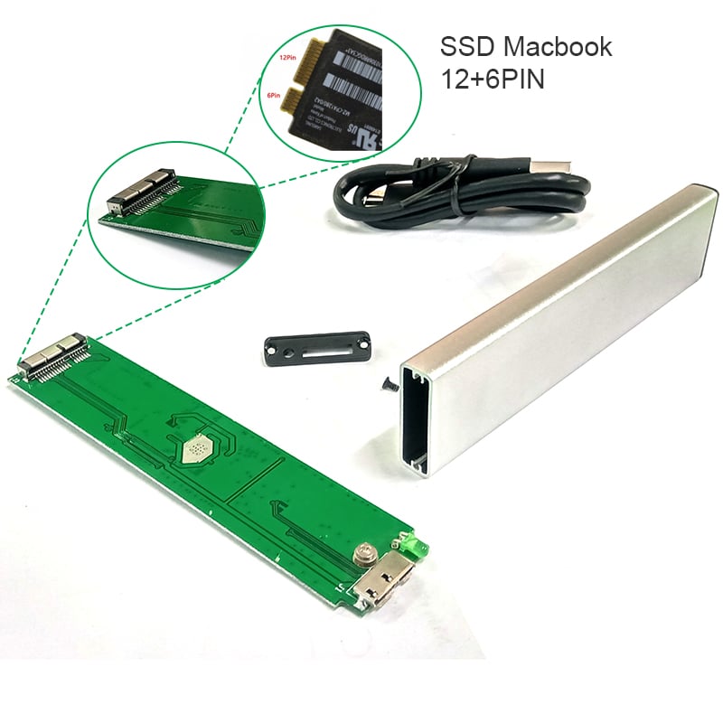 ssd box cho macbook air