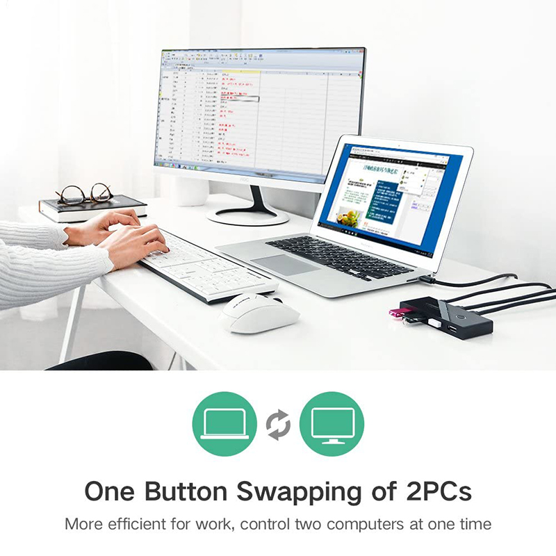 switch usb 4x2 ugreen 30767