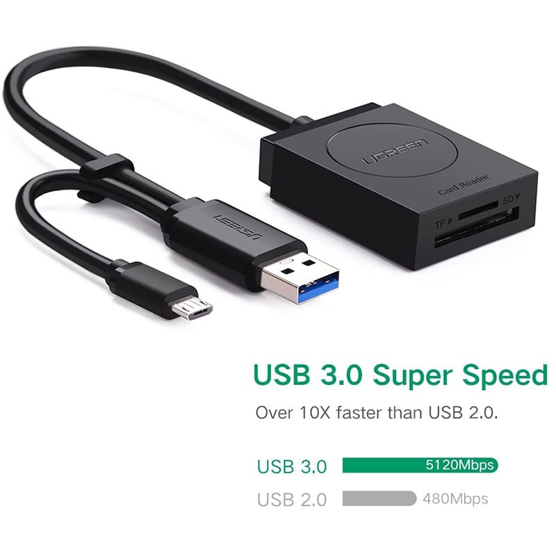 dau doc the nho usb 3.0 micro usb otg ugreen 20203