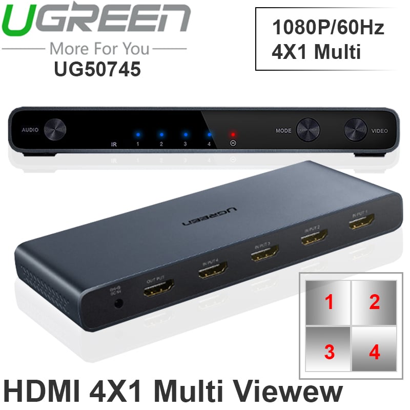 ugreen 50745 gop hdmi 4 vao 1