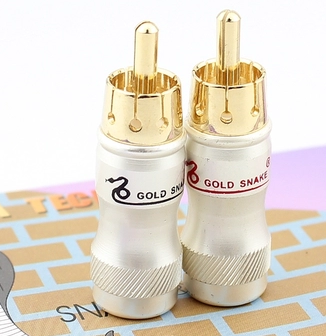 Rắc Audio RCA Gold Snake (1 chiếc) - Phụ Kiện Điện Tử Việt Nam