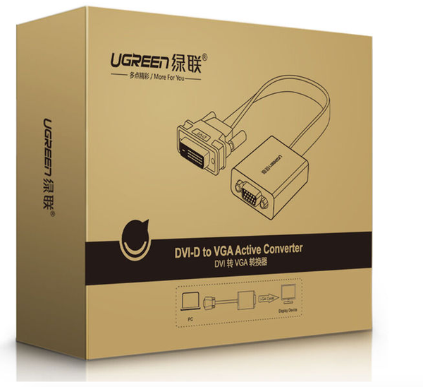 DVI 24+1 to VGA adapter UGREEN 40259 1080P - Phụ Kiện Điện Tử Việt Nam