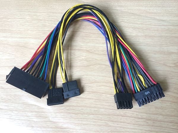 Cáp nguồn Molex 24Pin+ 2*IDE to 10Pin+18Pin - Phụ Kiện Điện Tử Việt Nam