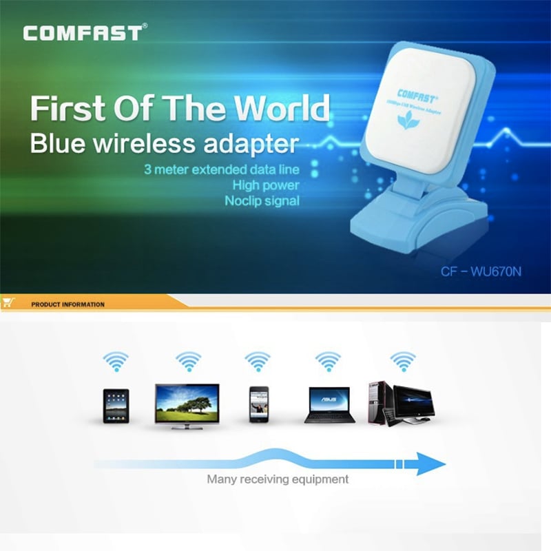 usb wifi thu xa comfast