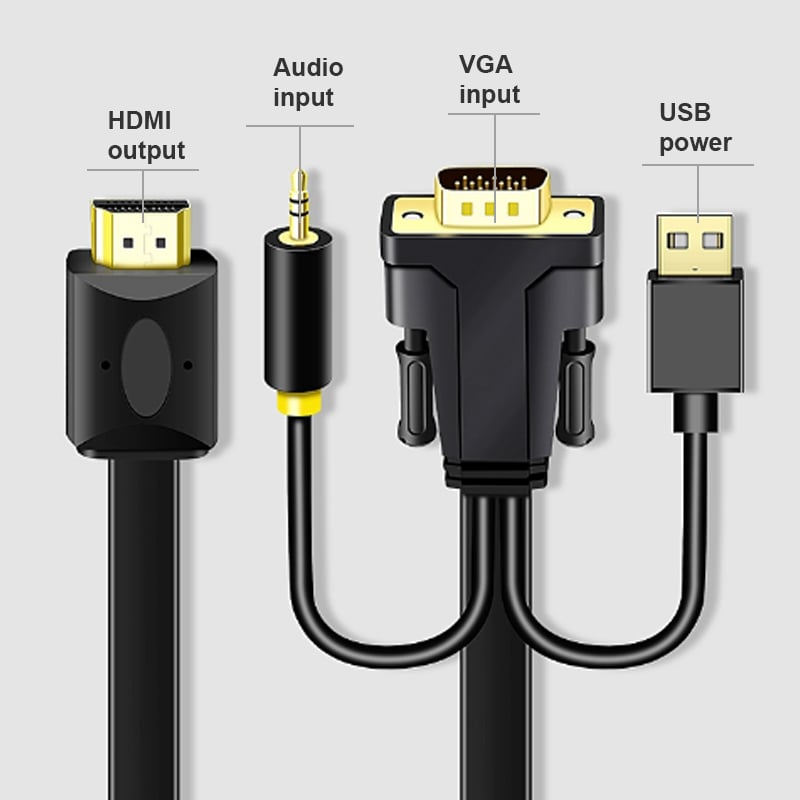vga sang HDMI 2 met 3 met 5 met