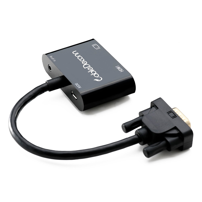 vga ra hdmi ra vga audio 3.5mm cabledeconn