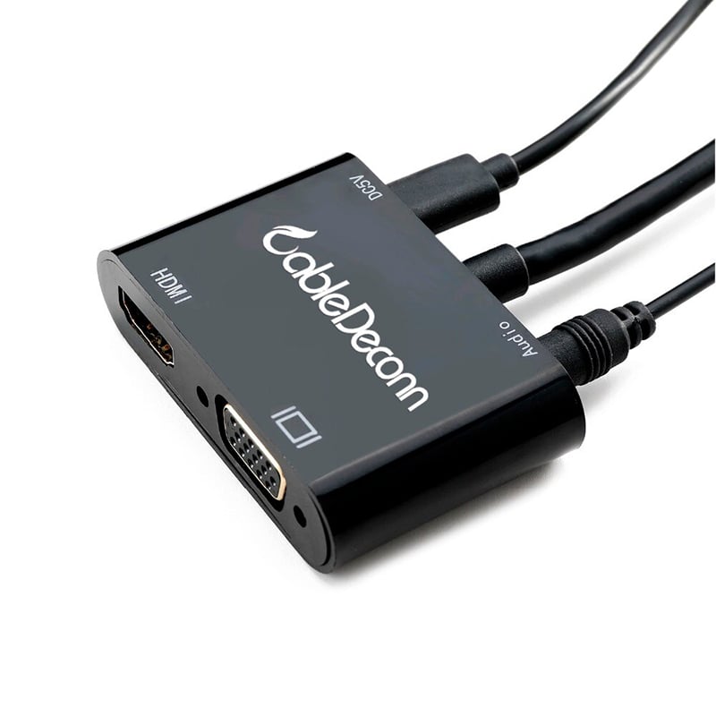 vga ra hdmi ra vga audio 3.5mm cabledeconn
