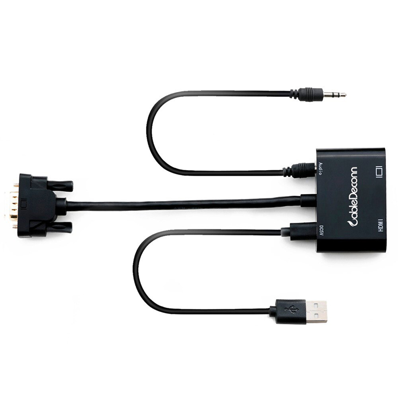 vga ra hdmi ra vga audio 3.5mm cabledeconn