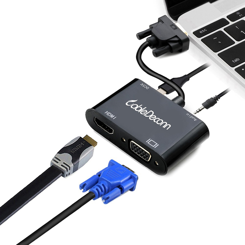 vga ra hdmi ra vga audio 3.5mm cabledeconn