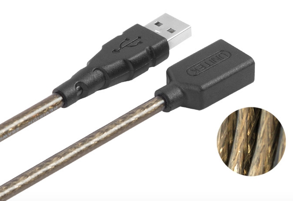 Cáp nối dài USB 2.0 AM-AF 1 đầu đực 1 đầu cái UNITEK 1.8M 3M 5M 10M - Phụ Kiện Điện Tử Việt Nam