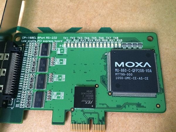 Card PCI-E 1X to 8 Port RS232 Moxa CP-168EL - Phụ Kiện Điện Tử Việt Nam